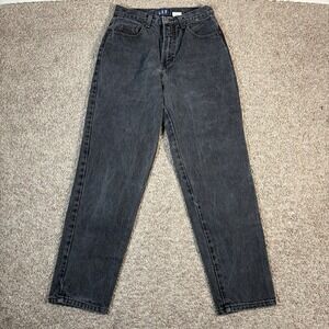 Vintage Gap Jeans Womens 8 Black Reverse Fit Ankle No 9 Y2K Grunge‎ Regular USA